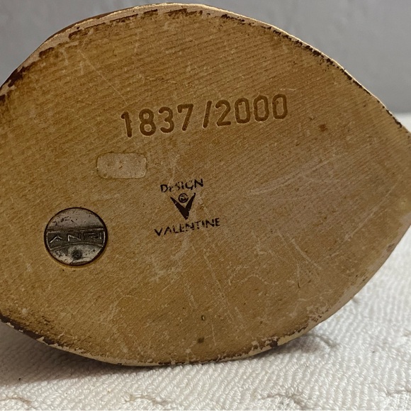 ANRI Sarah Kay  4" “Finding Our Way”Boy with a Wagon and a Teddy Bear - Picture 6 of 16